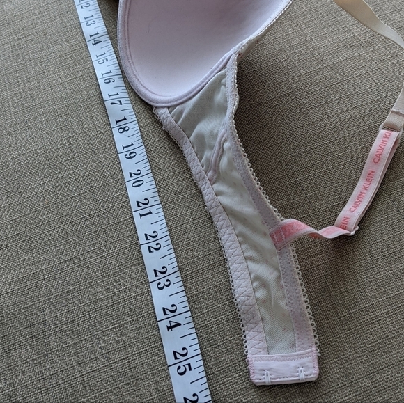 Calvin Klein lace and stars lightly padded bra white red 34D c064 - Picture 3 of 6